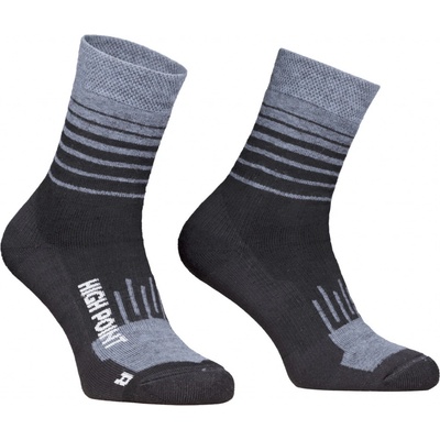 HIGH POINT MOUNTAIN MERINO 3.0 LADY SOCKS black/light blue