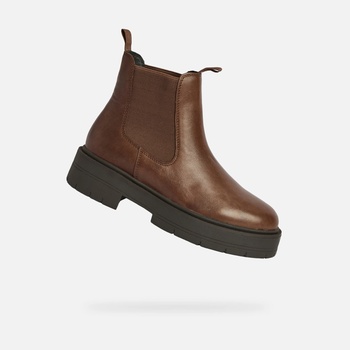 Geox Кафяви дамски боти Geox Spherica EC7 Geox | Kafyav | ЖЕНИ | 37