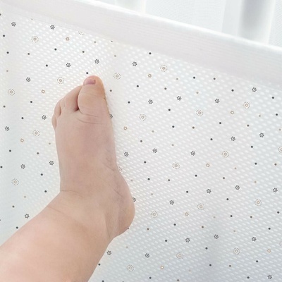 BABYMATEX Mantinel do postieľky Bump Air Design Hviezdičky