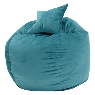 PUFRELAX Комплект, Барбарон и декоративна възглавница, 600л. , King Size - Puddle, Перящ се калъф, Пълнеж с микс от мемори пяна и дунапрен, Трансформира се в легло, Гама Diamond (PUF-M-KP-D-PUD)