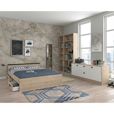 Parisot spálňa Sophia single basic oak