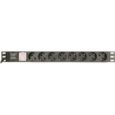 Gembird за монтиране в стелаж 8xC14 гнездо 1U 16A разпределение 3m (EG-PDU-014) (EG-PDU-014)