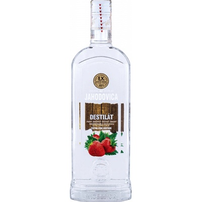 Jahodovica Pravý Destilát 42% 0,7 l (čistá fľaša)