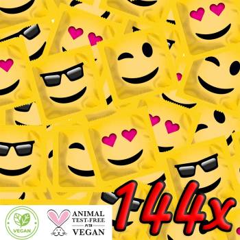 Image 1 of EXS Condoms Emoji 144 pack