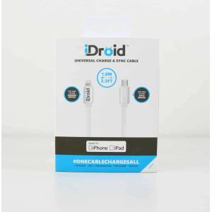 Nutz Electronics Ltd iDroid кабел за Android и Apple iPhone iPad MFi (2800000036)
