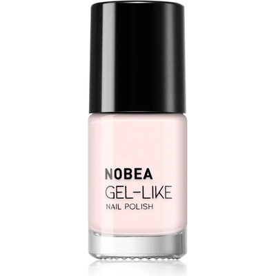 NOBEA Day-to-Day Gel-like Nail Polish лак за нокти с гел ефект цвят Antique white #N63 6ml