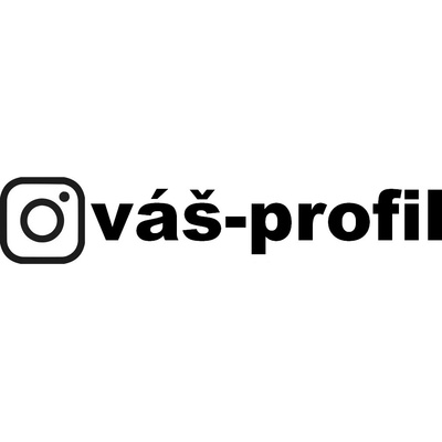 Samolepka - Instagram profil – Zboží Živě