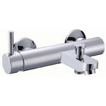 Image 1 of Inter Ceramic Стенен смесител за вана и душ ICL 6005403 "ЕСКАДА", месинг, хром, 19.7x25.7см (6005403)