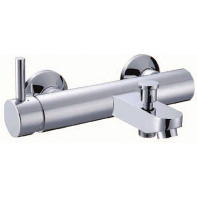 Inter Ceramic Стенен смесител за вана и душ ICL 6005403 "ЕСКАДА", месинг, хром, 19.7x25.7см (6005403)