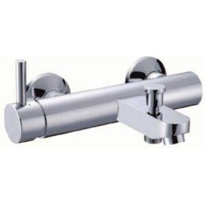 Inter Ceramic Стенен смесител за вана и душ ICL 6005403 "ЕСКАДА", месинг, хром, 19.7x25.7см (6005403)