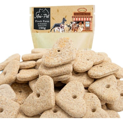 Ani pet Fresh Farm Sušienky Light&Diabetes srdiečka 190 g