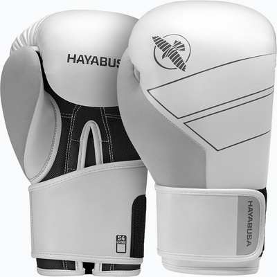 Hayabusa S4 Кожени бели боксови ръкавици