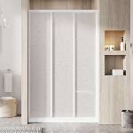 RAVAK Supernova - Врата за душ, ASDP3-110, от три части, 107-111 cm, бяло/Pearl 00VD01R211 (00VD01R211)