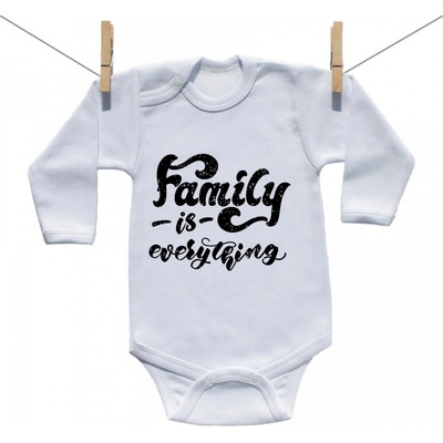 Boodyy Body s dlhým rukávom Family is everything