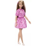 Mattel Barbie: Модна приятелка стилна кукла, с черна рокля (JJN62)