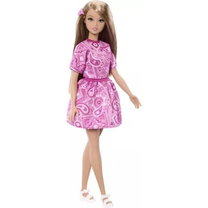 Mattel Barbie: Модна приятелка стилна кукла, с черна рокля (JJN62)