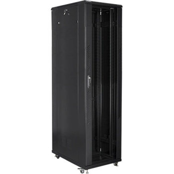 Lanberg rack cabinet 19" free-standing 47U / 800x1000 self-assembly flat pack, black (FF01-8047-12B)