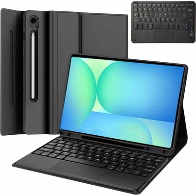 4kom.pl Magnetické pouzdro s klávesnicí pro Samsung Galaxy Tab S10 FE Plus 13.1 - Bluetooth touchpad CFS10P