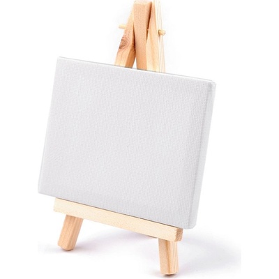 Prima-obchod Mini malířský stojan s plátnem barva 1 8x10 cm bílá – Hledejceny.cz
