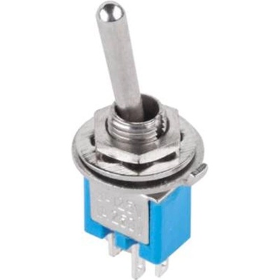 CABLETECH Prepínač páčkový 3pin 2pol. mini