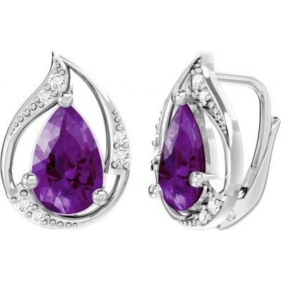 Couple neotřelé Bethany bílé zlato a barevné zirkony 6680376-0-0-5