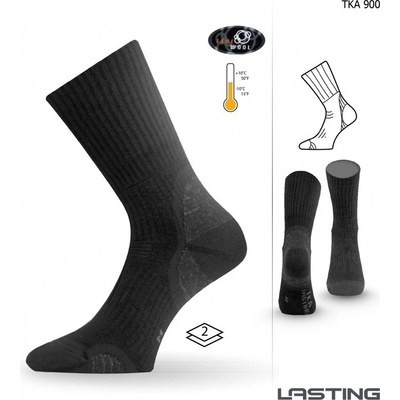 Lasting ponožky TKA čierne