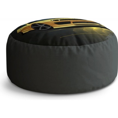 Sablio Taburet Circle Chevrolet Camaro Pruhy: 40x50 cm