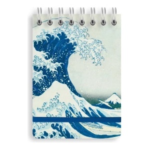 Flame Tree Publishing Katsushika Hokusai: The Great Wave (Spiral Bound Pocket Notebook) | FLAME TREE