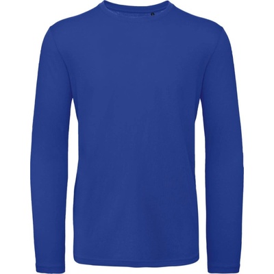 B&C tričko Inspire LSL T dlouhý rukáv pánské modré cobalt