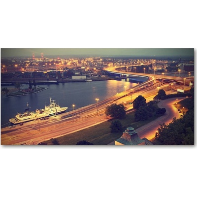 Foto obraz fotografie na skle Štetín Poľsko 100x50 cm