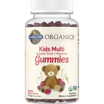 Garden of Life Organické multivitamíny pre deti na cmúľanie s príchuťou čerešne 120ks