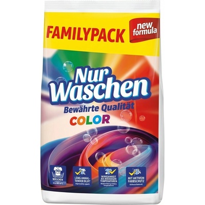 Nur Waschen Color prací prášok na farebnú bielizeň 6,3 kg