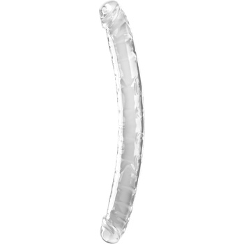 Image 1 of Pipedream King Cock Double Dildo 18" Clear