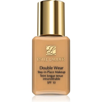 Estée Lauder Double Wear Stay-in-Place Mini дълготраен фон дьо тен SPF 10 цвят 3C2 Pebble 15ml