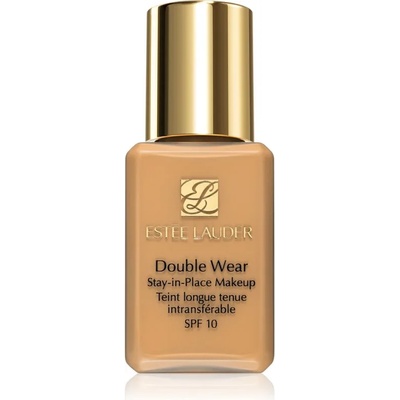 Estée Lauder Double Wear Stay-in-Place Mini дълготраен фон дьо тен SPF 10 цвят 3C2 Pebble 15ml