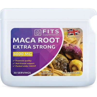 Fits Supplements Maca Extra strong 4000mg 30 kapsúl