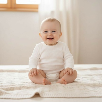 Baby Service Body biele vzor obdĺžnik Babyservice