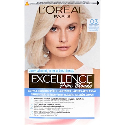 L'Oréal Excellence Blonde Supreme 03 ultra světlá popelavá blond