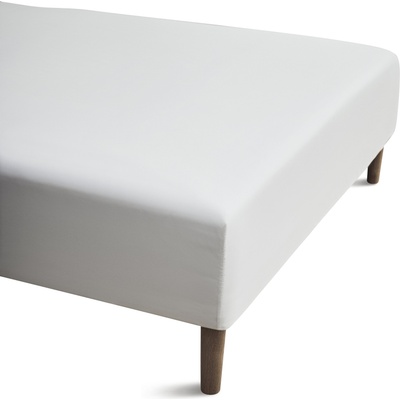 Juna Чаршаф с ластик Percale 180 x 200 x 30 см бял (618214)