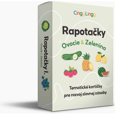Rapotačky - Ovocie & Zelenina - Cingy Lingy