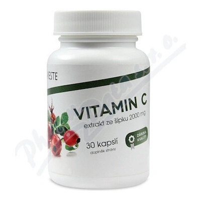 Vieste Vitamin C extrakt ze šípku 2000 mg 30 kapsúl