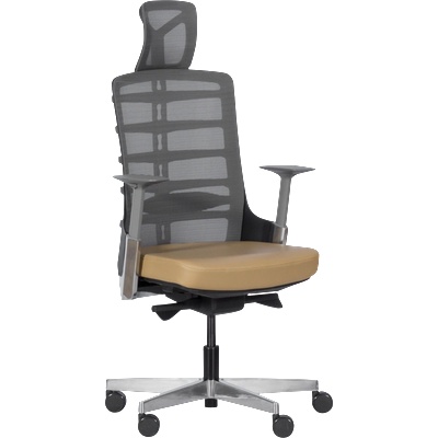 Ергономичен стол alberto - бежово (3520780_2)