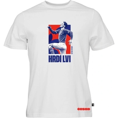Puma FAČR HRDÍ LVI KREJČÍ pánské triko bílá