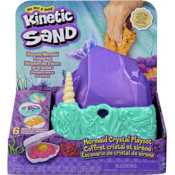 Spin Master Игрален комплект Kinetic Sand - Кинетичен пясък с кристали (6064333)