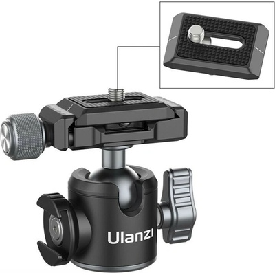 Ulanzi U80-L guľová hlava so závitom 1/4', nosnosť 2,5 kg