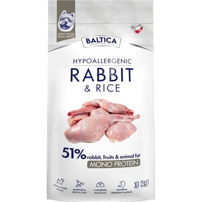 Baltica Adult Rabbit & Rice XS/S 3 kg