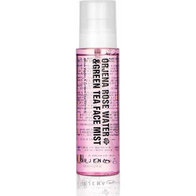 ORJENA Rose Water & Green Tea Face Mist hydratační a zklidňující pleťová mlha, 125ml