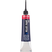Amsterdam reliéfna farba v tube 20 ml 502 deep blue
