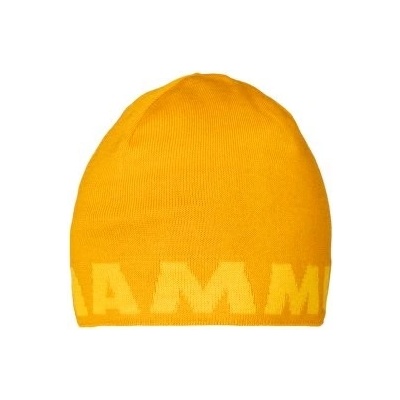 Mammut Logo beanie 1191-04891 golden-freesia žlutá