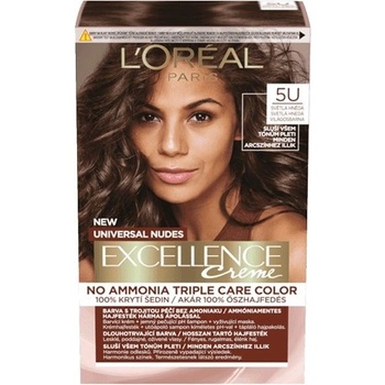 L'Oréal Excellence Universal Nudes 5U Světle hnědá 48 ml